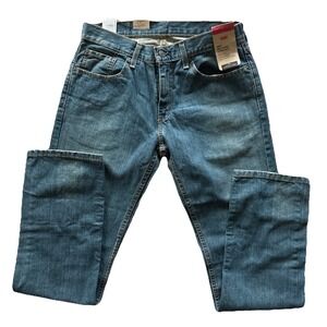Levis 559 Relaxed Straight Jeans Mens Mid-Rise Zip Fly Medium Wash Blue 30 x 32